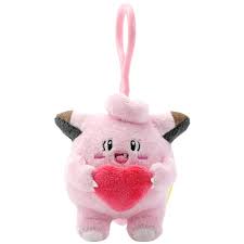 Official Pokemon Heart Plush Keychains by Potdemiel