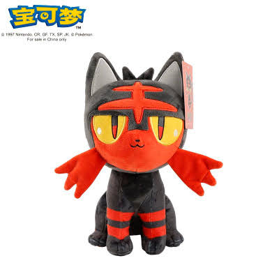 Official Pokemon Litten Plush Doll