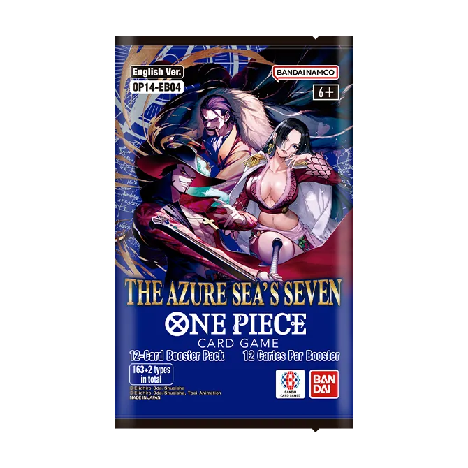 LIMITED TO 10 PACKS PER PERSON One Piece Card Game - The Azure Sea's Seven OP-14 - English
