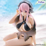 Nitroplus Super Sonico (Swimsuit Black Color Ver.) Noodle Stopper Figure