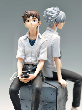Rebuild of Evangelion Vignetteum Shinji and Kaworu (Shinji Ver.) Figure