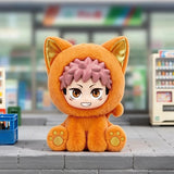 EAKI Jujutsu Kaisen Sitting Cat Party Plush Pendant Blind Box