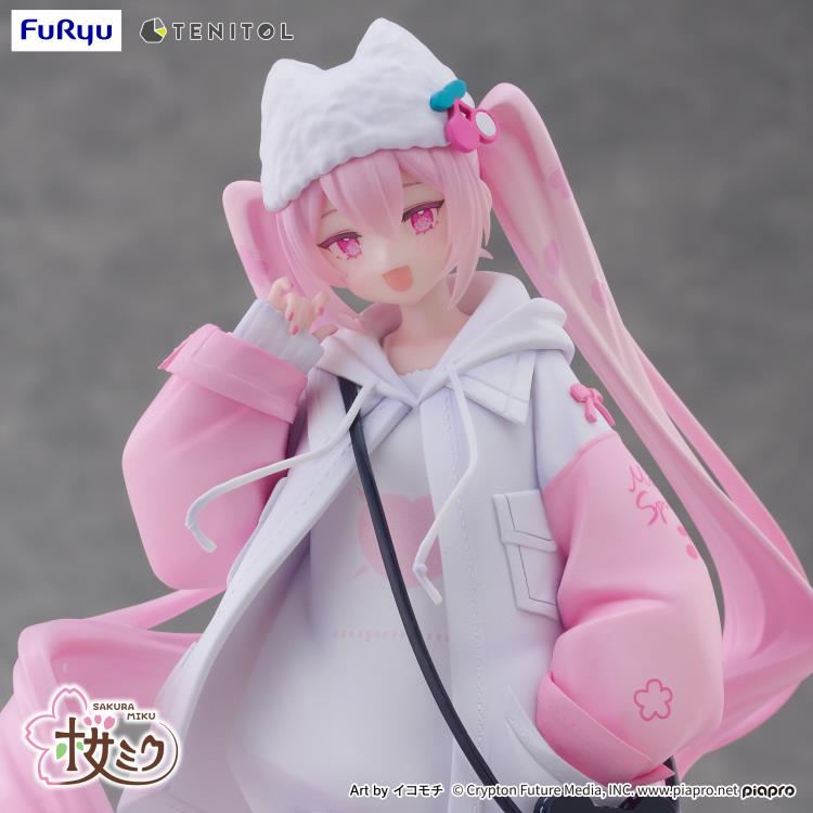 Vocaloid Tenitol Petit Sakura Miku (Cool Style) Figure