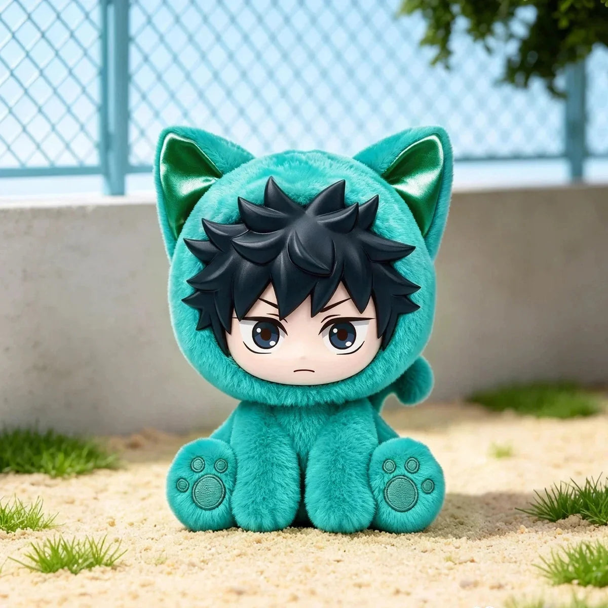 EAKI Jujutsu Kaisen Sitting Cat Party Plush Pendant Blind Box