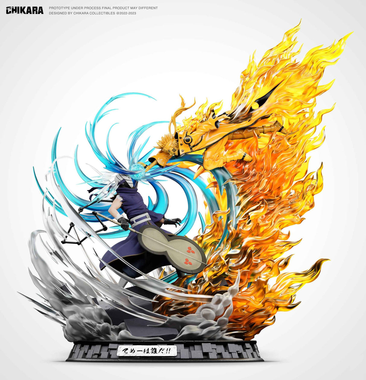 Chikara Studio Naruto Shippuden Naruto vs. Uchiha Obito 1/6 Scale Resin Statue