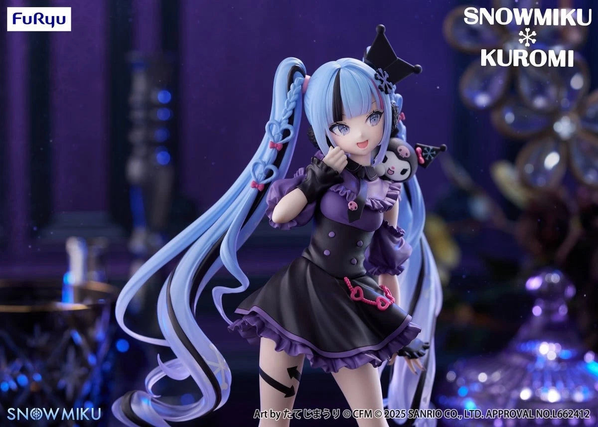 Hatsune Miku x Sanrio Collaboration Trio-Try-iT Snow Miku x Kuromi Figure